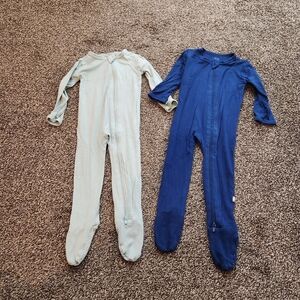 Kyte Baby Footed Zip Pajamas Bundle Size 6-12 Months